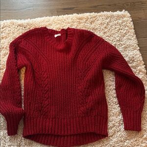 Women's Red Sweater